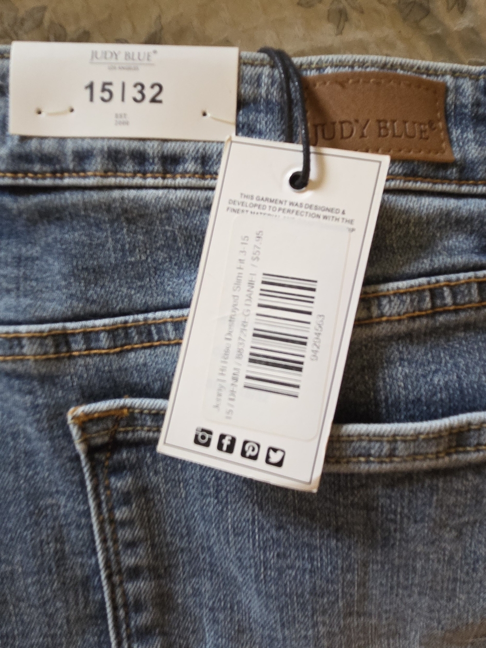 Judy Blue Light Wash High Rise Jeans